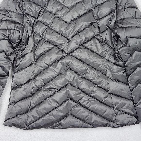 Nautica Jacket Womens 2XL Black Water Resistant Hooded Puffer Faux Fur Trim Coat - Picture 9 of 13